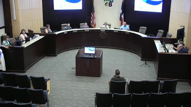 Historic Landmark Commission evaluates sign package for Mines Meat Market in historic district