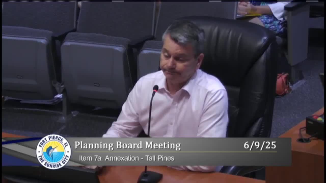 Fort Pierce officials recommend disapproval of Tall Pines property development proposal