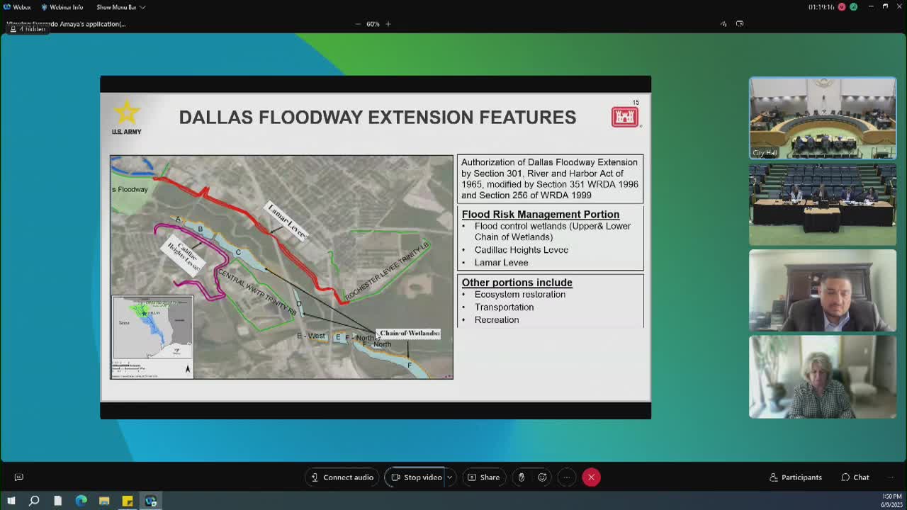 Dallas flood risk management plans advance for Cadillac Heights and Lamar Levees