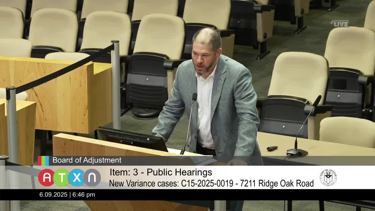 Austin residents dispute HOA fence height variance at zoning board meeting
