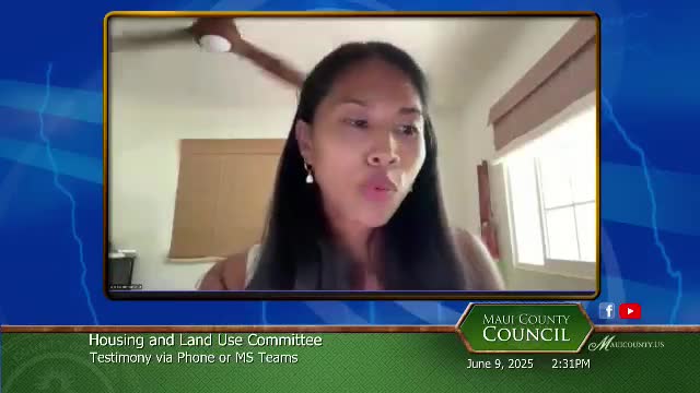 Maui residents urge council to phase out short-term rentals amidst housing crisis