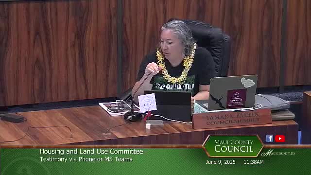 Leslie Brown defends legal vacation rentals during Maui council hearing