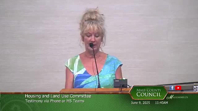 Maui residents voice opposition to proposed transient vacation rental ban