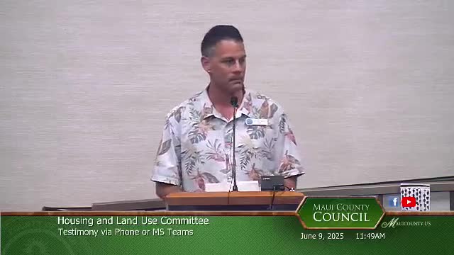Community voices concerns over Bill 9's impact on Maui's housing and tourism