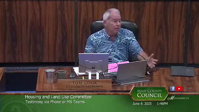 Lahaina resident advocates for Bill 9 to reclaim community housing rights