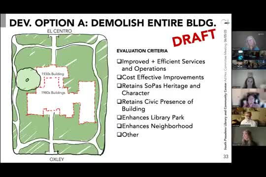 South Pasadena evaluates criteria for library project amid community input