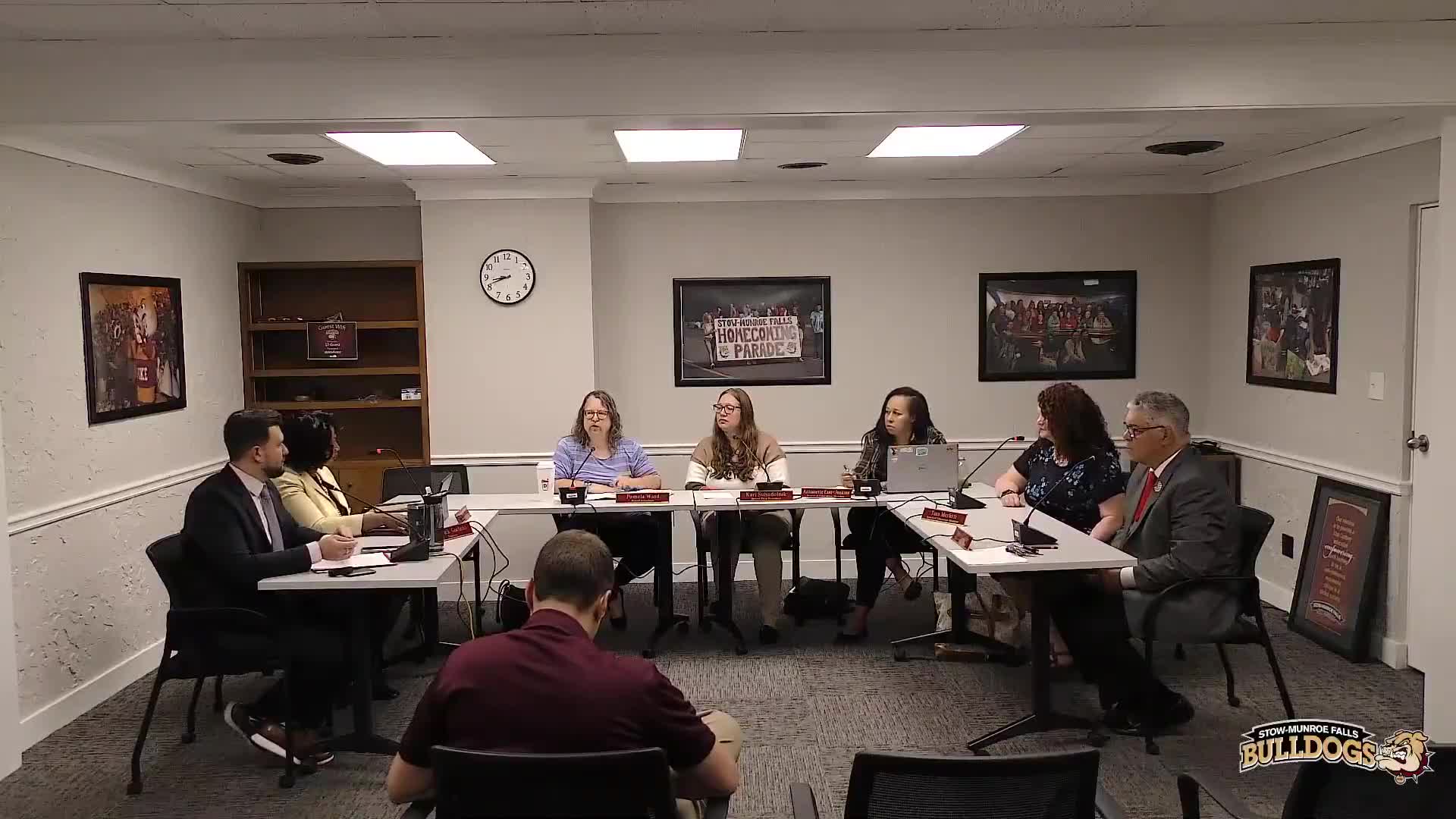 Board discusses hiring three elementary counselors to replace contracted services; budget impact about $60,000
