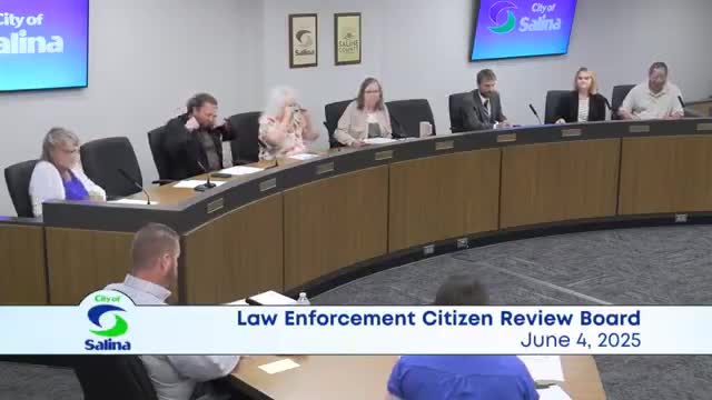 Salina review board hears 2024 use-of-force data; no bias complaints so far in 2025