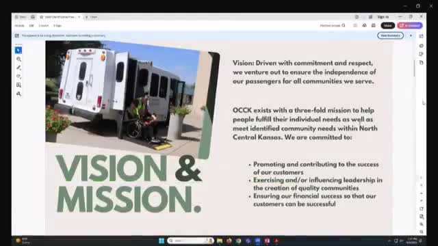 OCCK reports growing ridership and new paratransit software for Salina communities