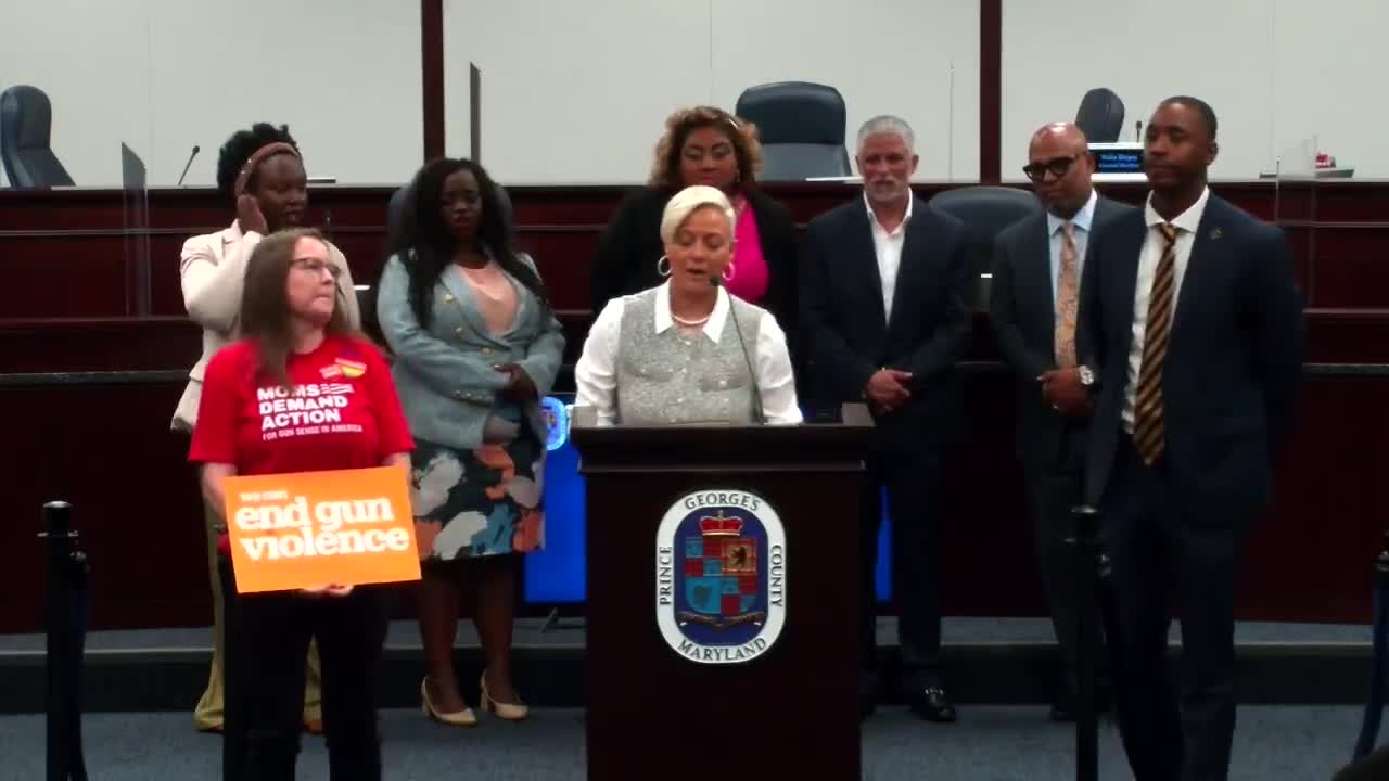 Prince George's County Council proclaims June 2025 Gun Violence Awareness Month