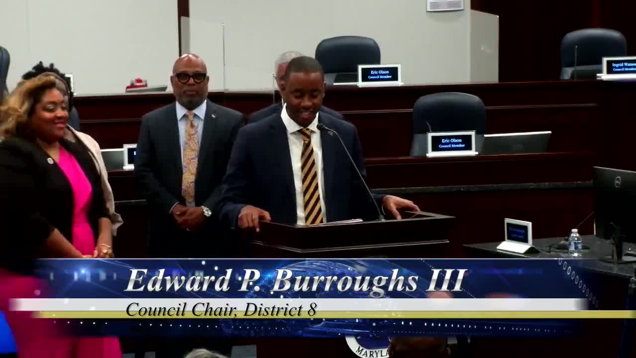 Prince George's Council honors Eric Barron for historic legal career