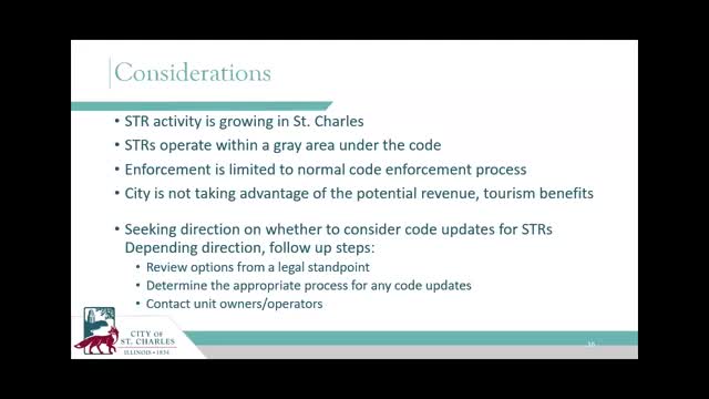 City Council explores short term rental regulations and potential hotel tax