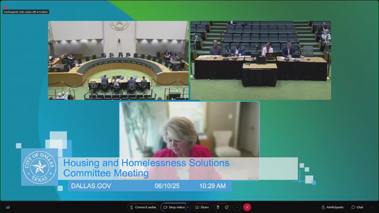 Dallas Council addresses homeless encampments and prioritization of service requests