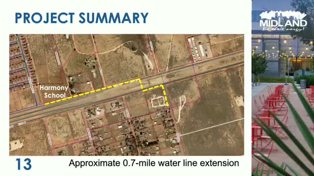 Midland Council proposes cost-effective waterline project to support regional development