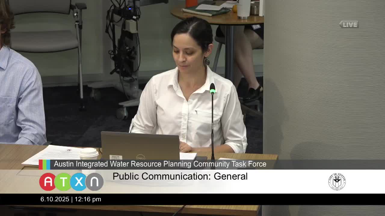 Austin updates water conservation plan amid supply challenges and community involvement