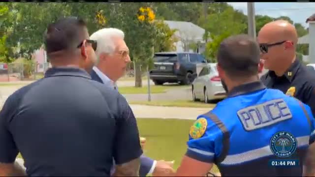 Miami honors 41 fallen officers at Police Memorial led by Reverend Guillermo