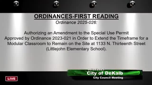 Little John Elementary receives three-year extension for modular classroom use