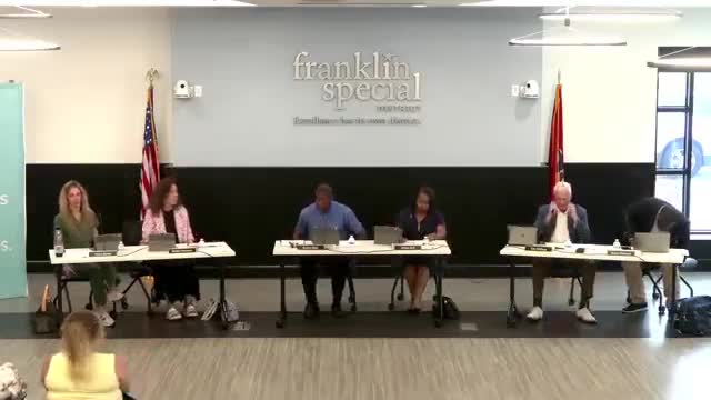 Franklin Special District honors Michael Wherry as Artist of the Month and presents community check