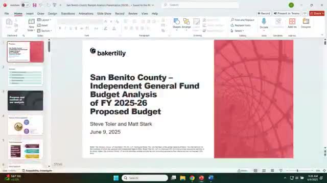 Baker Tilly's Steve Toler reviews budget process for local government