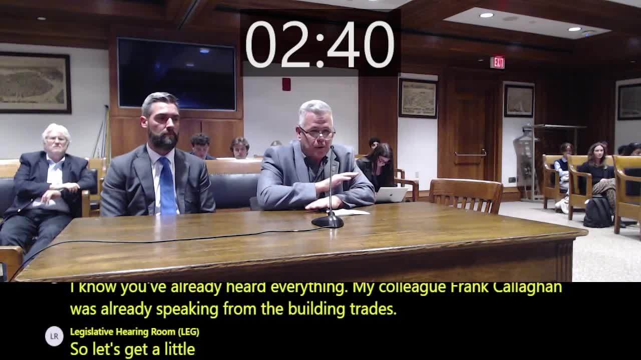 Finishing Trades Institute leaders advocate for apprenticeships at Massachusetts legislative hearing