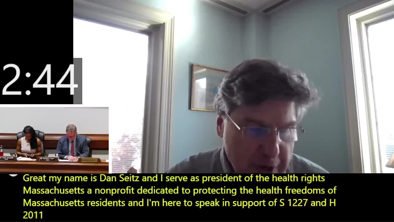 Massachusetts legislators debate bills protecting health decision autonomy from coercion