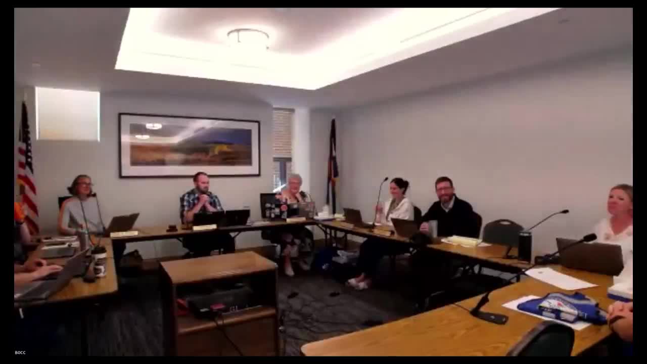 Commissioner Michelle honors Scott for service to Gunnison County and New Ray County