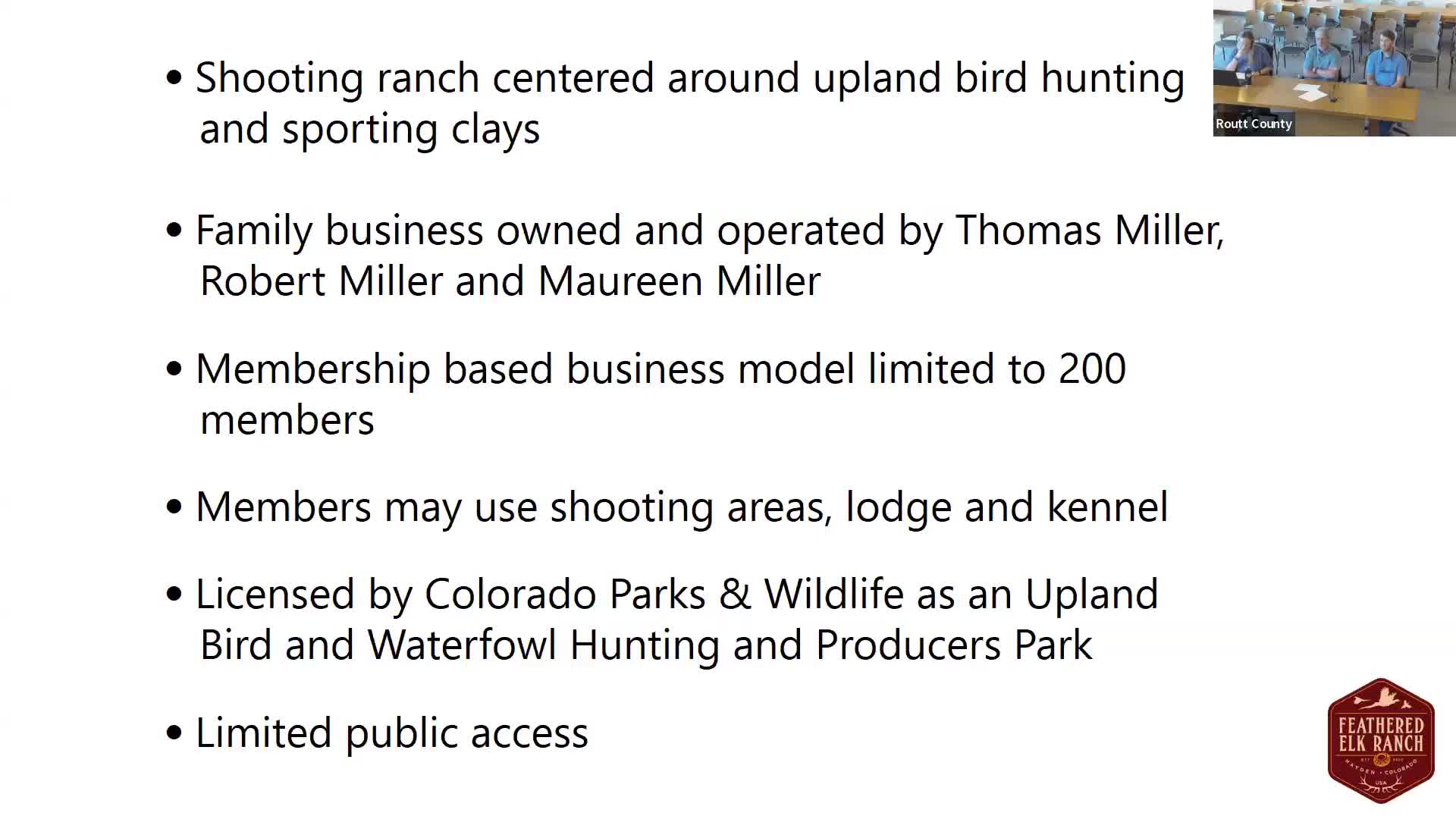 Feathered Elk Ranch seeks approval for outdoor shooting and hunting recreation facility