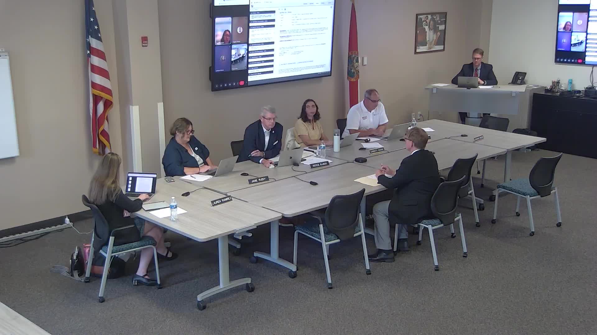 Board told bargaining units ratified contracts; trustees briefed on salary alignment and steps