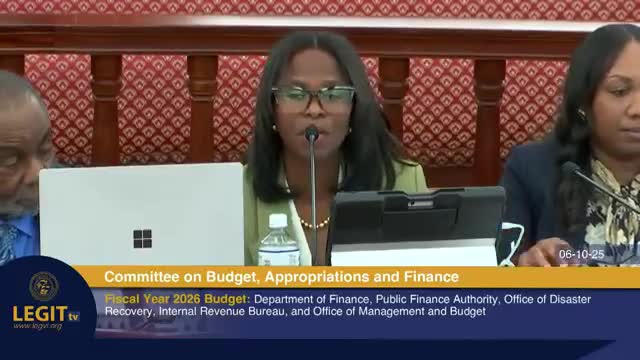 Senator Fonseca questions transportation options and sewage issues in Virgin Islands