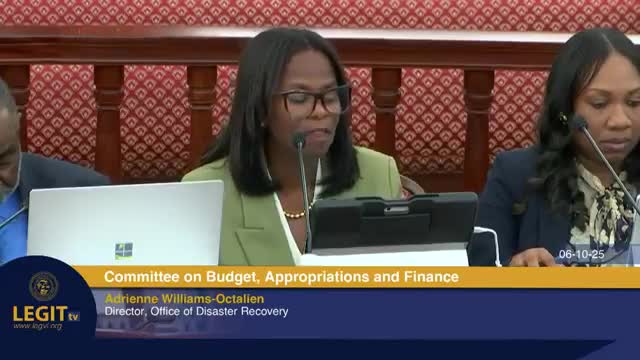 Senators authorize $4M for Virgin Islands disaster recovery projects
