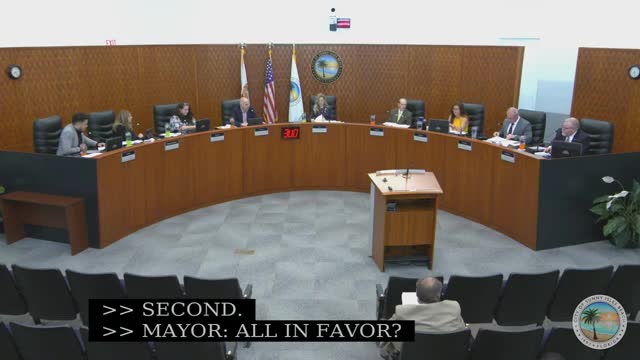 Commission adds $25,000 for soundproofing to public‑works storage building under William Lehman Causeway