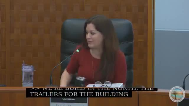 Sunny Isles Commission debates library lease and construction contract details