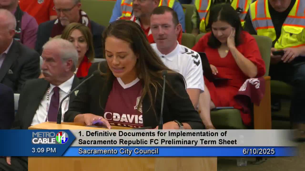 Sacramento City Council considers new soccer stadium proposal from Sac Republic FC