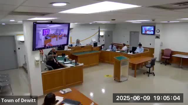 DeWitt Town Council reviews annual clerk report and announces Juneteenth celebration