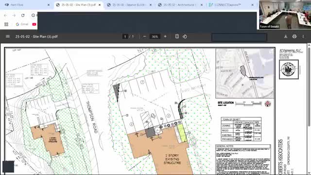 Planning Board reviews renovation and use-change for 5575 Nelson Road; staff flags ADA, signage and lighting requirements
