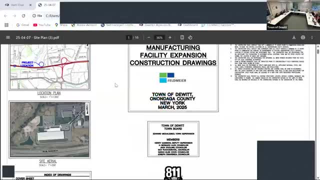 Planning Board approves amended Amazon ADI site plan, confirms parking variance conditions