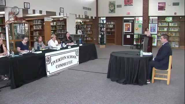 Tiverton schools superintendent outlines entry plan focused on trust and collaboration