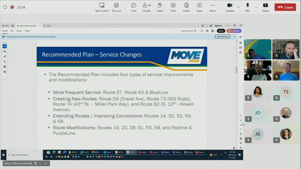 Transit Authority announces new bus routes and increased service frequency in Milwaukee
