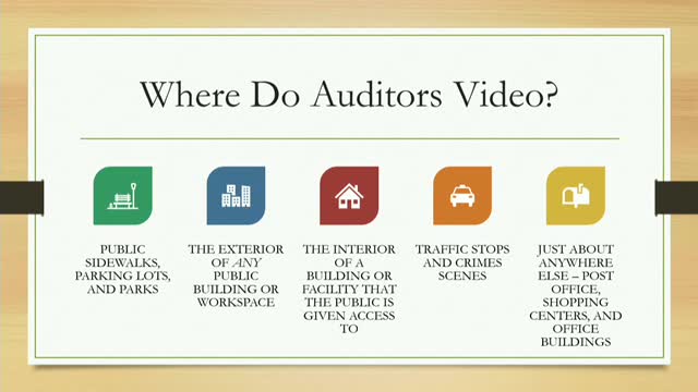 Auditors challenge building security protocols during public interactions