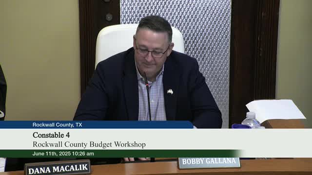 Fleet committee evaluates constable vehicle budget amid rising costs and inefficiencies