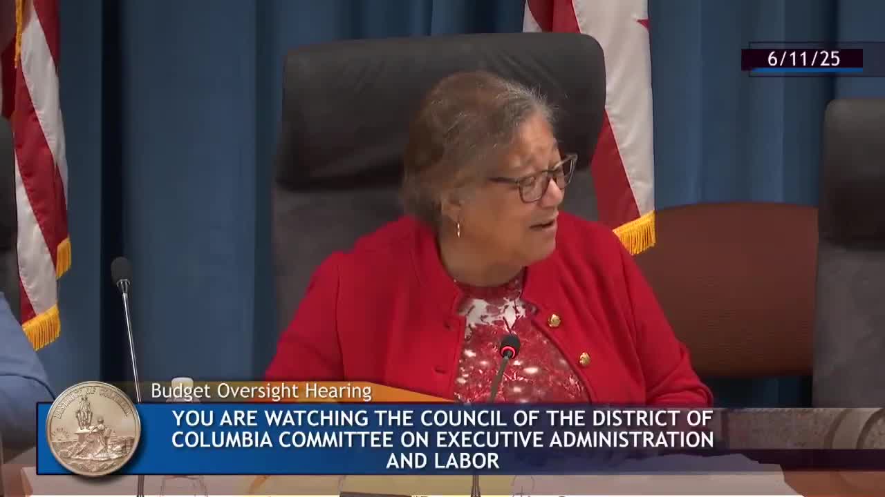 City Administrator Donahue Presents DC's FY 26 Budget Plan and Cost-Saving Measures