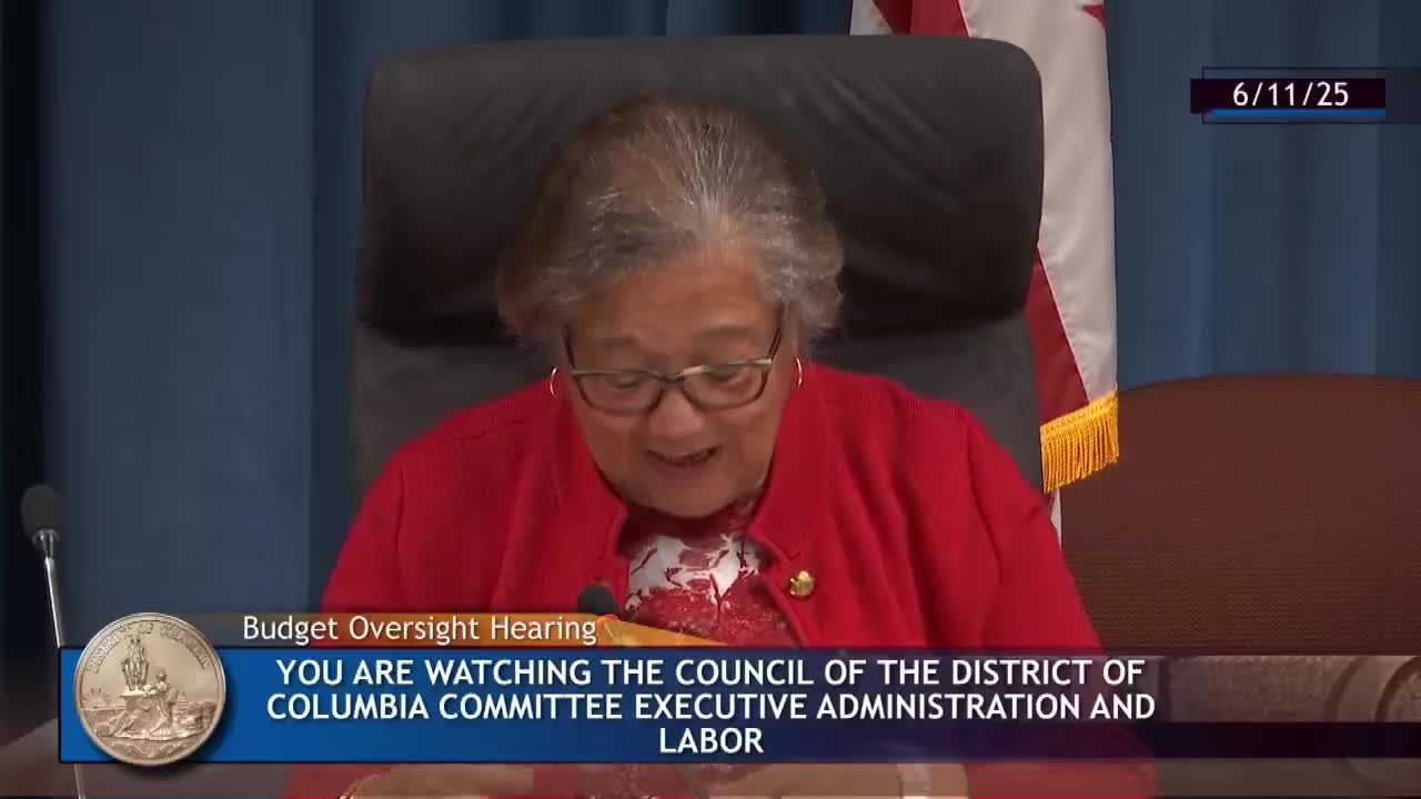 Doctor Maria Machel Addresses Committee on Senior Center Services