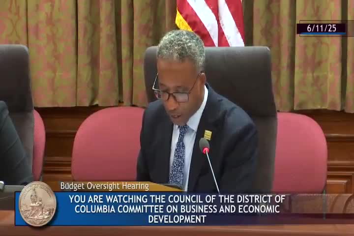 OCFO Chief Lehi Lee presents $213M FY26 budget to DC Council committee