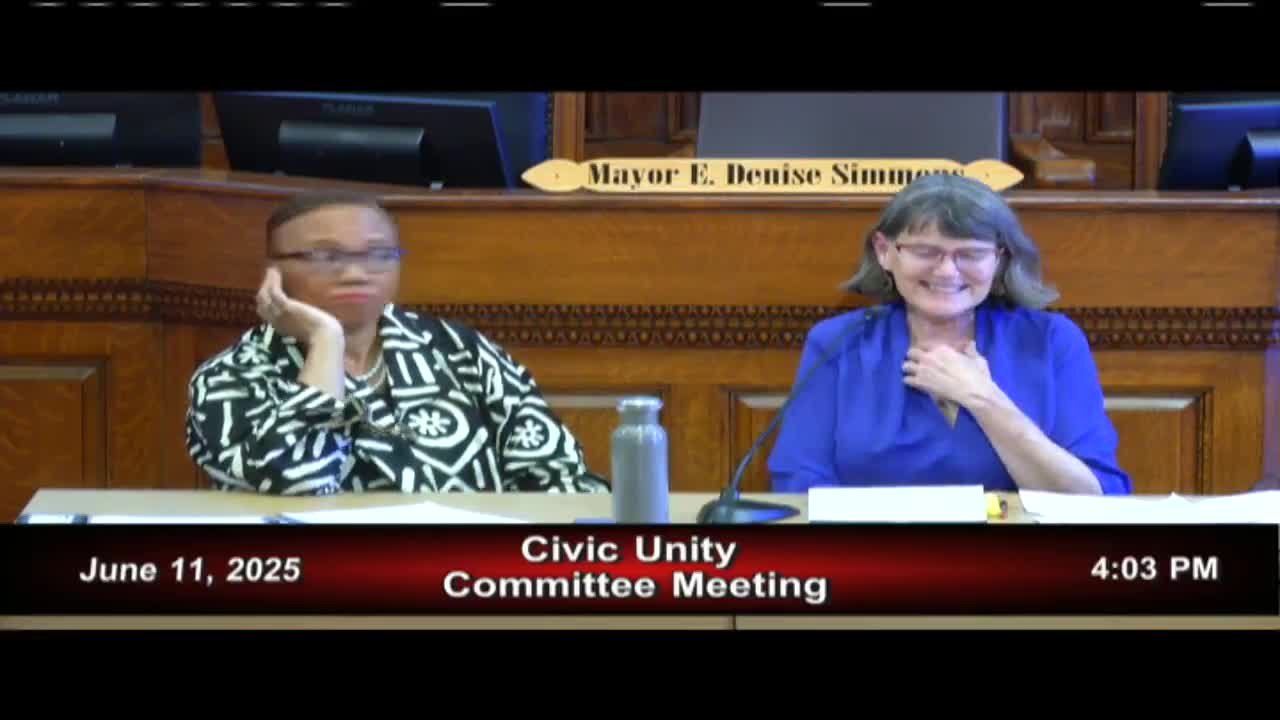 Mayor Simmons facilitates public comment during Cambridge community meeting