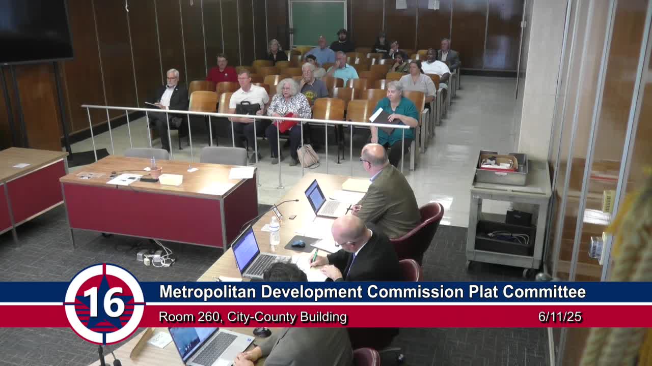 Mary Jane Kaito addresses petition for Sunbeam Development Corporation in Indianapolis