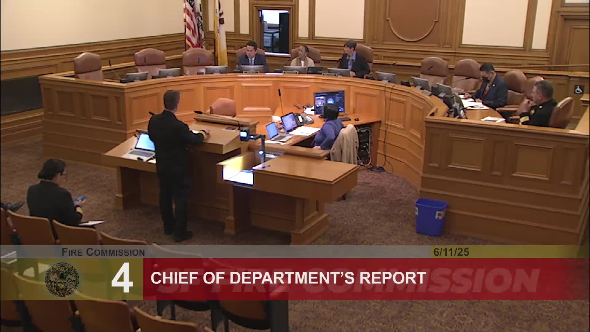 Fire Chief reports on increased cliff rescues and safety signage efforts at Presidio