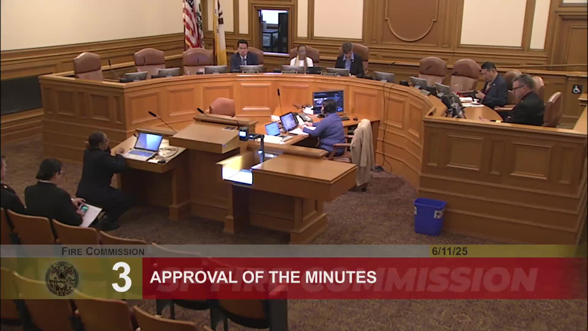 Chief Dean Christmann reports on budget, fires, and promotions at San Francisco Fire Department