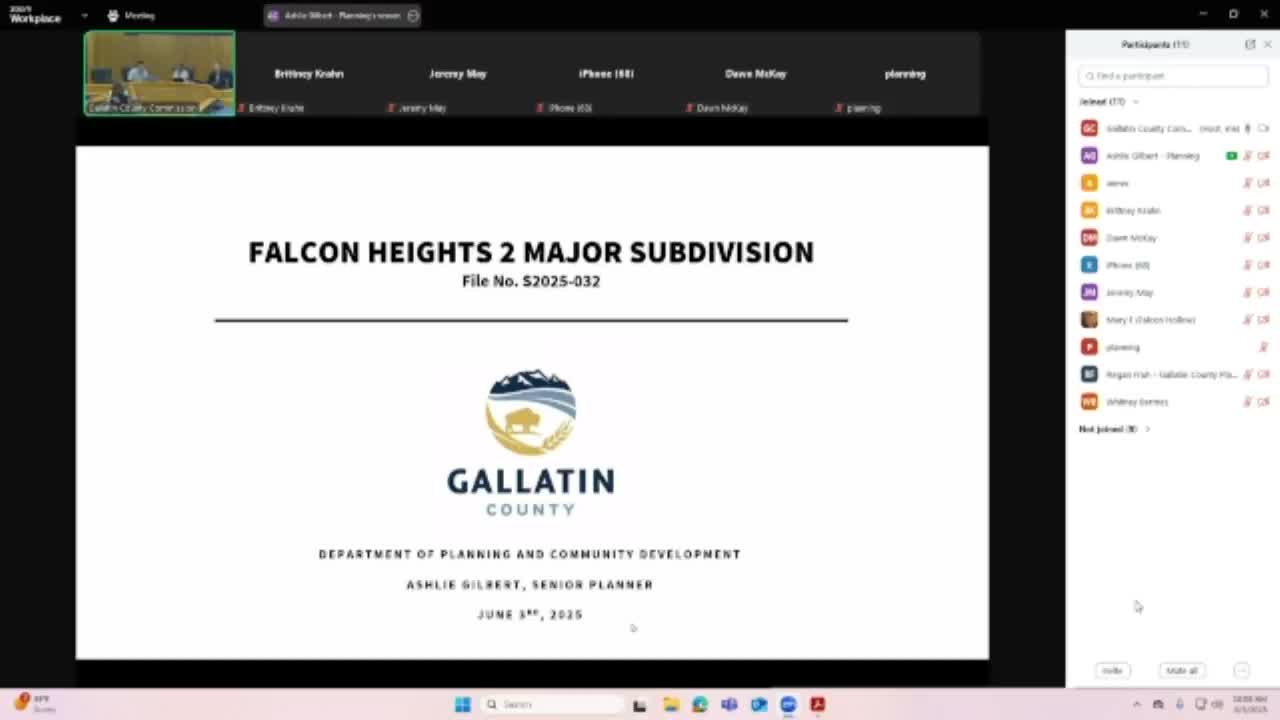 Commission approves Falcon Heights 2 preliminary plat and grants variance on road connectivity