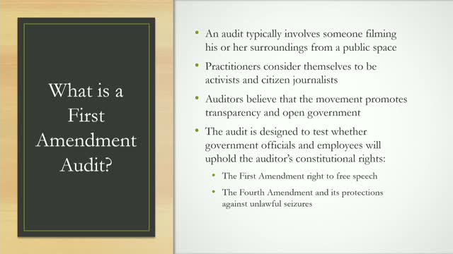 Attorney Matt discusses Amendment rights and citizen journalism in Worcester County