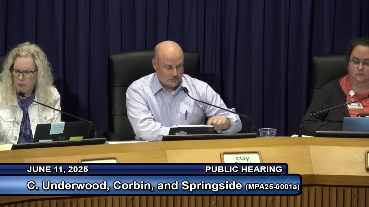 Community voices concerns over Underwood Road mobility plan changes in public hearing